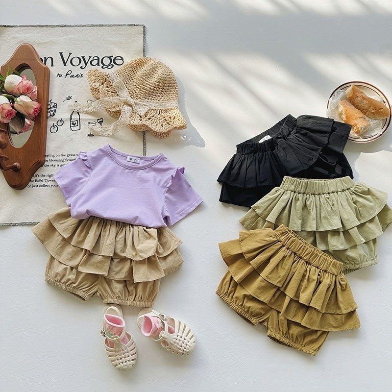 2-6 thn || ROK CELANA PENDEK KARET CASUAL BAWAHAN ANAK PEREMPUAN catalog NXTY TY