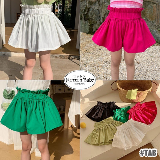 2-6 thn || ROK CELANA PENDEK KARET CASUAL BAWAHAN ANAK PEREMPUAN catalog NXTY TAB