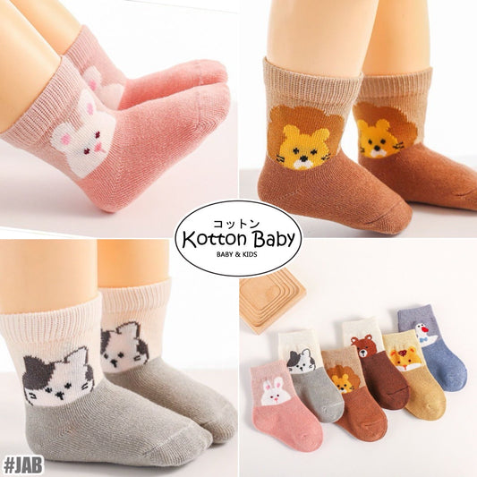 0-3 thn | KAOS KAKI BAYI ANAK IMPOR NEWBORN SOCKS LUCU KARAKTER KARTUN catalog JCZZ JAB