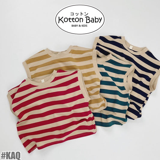 1-5thn | Tshirt Kaos Korea Basic Oblong Kutang Anak Laki-laki Pakaian Bayi KQHZ catalog KAQ