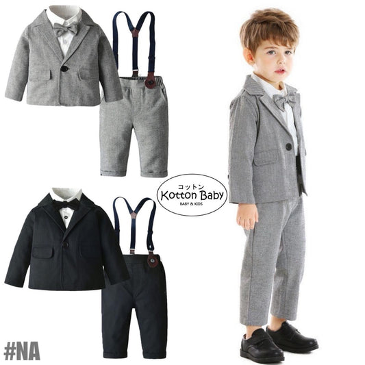 1-7 Thn || JAS FORMAL ANAK LAKI-LAKI SET TUXEDO KEMEJA CATALOG NTBM NA