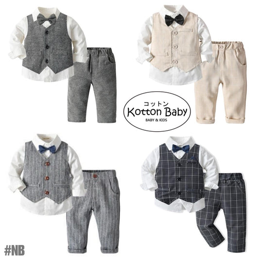 1-7 Thn || JAS FORMAL ANAK LAKI-LAKI SET TUXEDO KEMEJA CATALOG NTBM NB