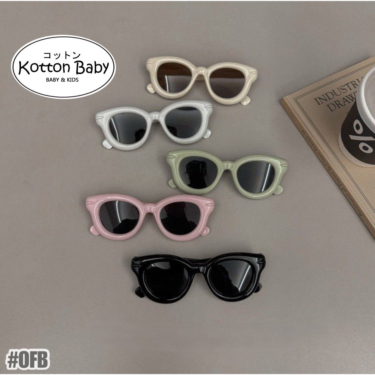 Kacamata Hitam Anak Bayi Anti UV Outdoor Sunglasses Unisex OIMG OFB catalog