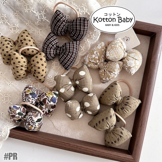 (isi 2pcs) Set Ikatan rambut | Pita Rambut | bayi anak bunga import perempuan aksesoris catalog PR