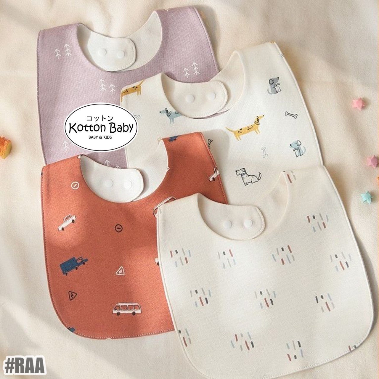 Premium BIB SLABBER BUNGA BAYI SET CELEMEK TATAKAN LIUR ANAK catalog NSLR RAA