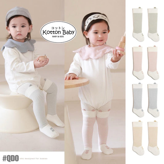 0-3 thn | KAOS KAKI PANJANG BAYI ANAK IMPOR NEWBORN SOCKS PEREMPUAN catalog QN QDO