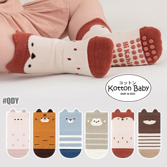 1-5 thn | KAOS KAKI BAYI ANAK IMPOR NEWBORN SOCKS LUCU KARAKTER KARTUN catalog QN QDY