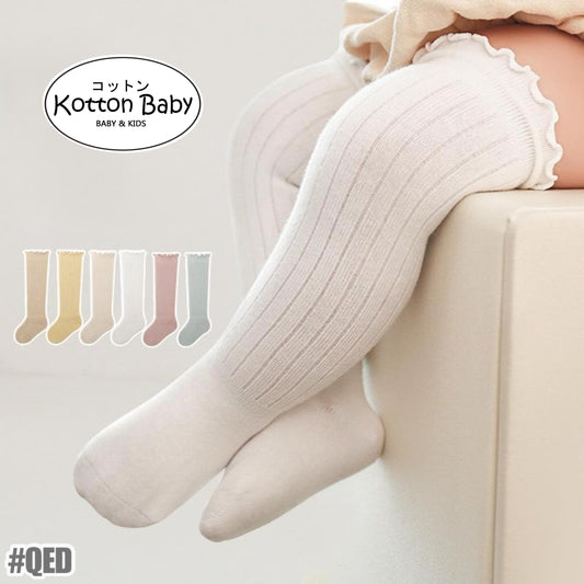 0-3 thn | KAOS KAKI PANJANG BAYI ANAK IMPOR NEWBORN SOCKS PEREMPUAN catalog QN QED