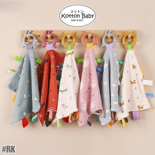 SAPU TANGAN TEETHER GIGIT MAINAN ANAK NEWBORN CATALOG NSLR RK