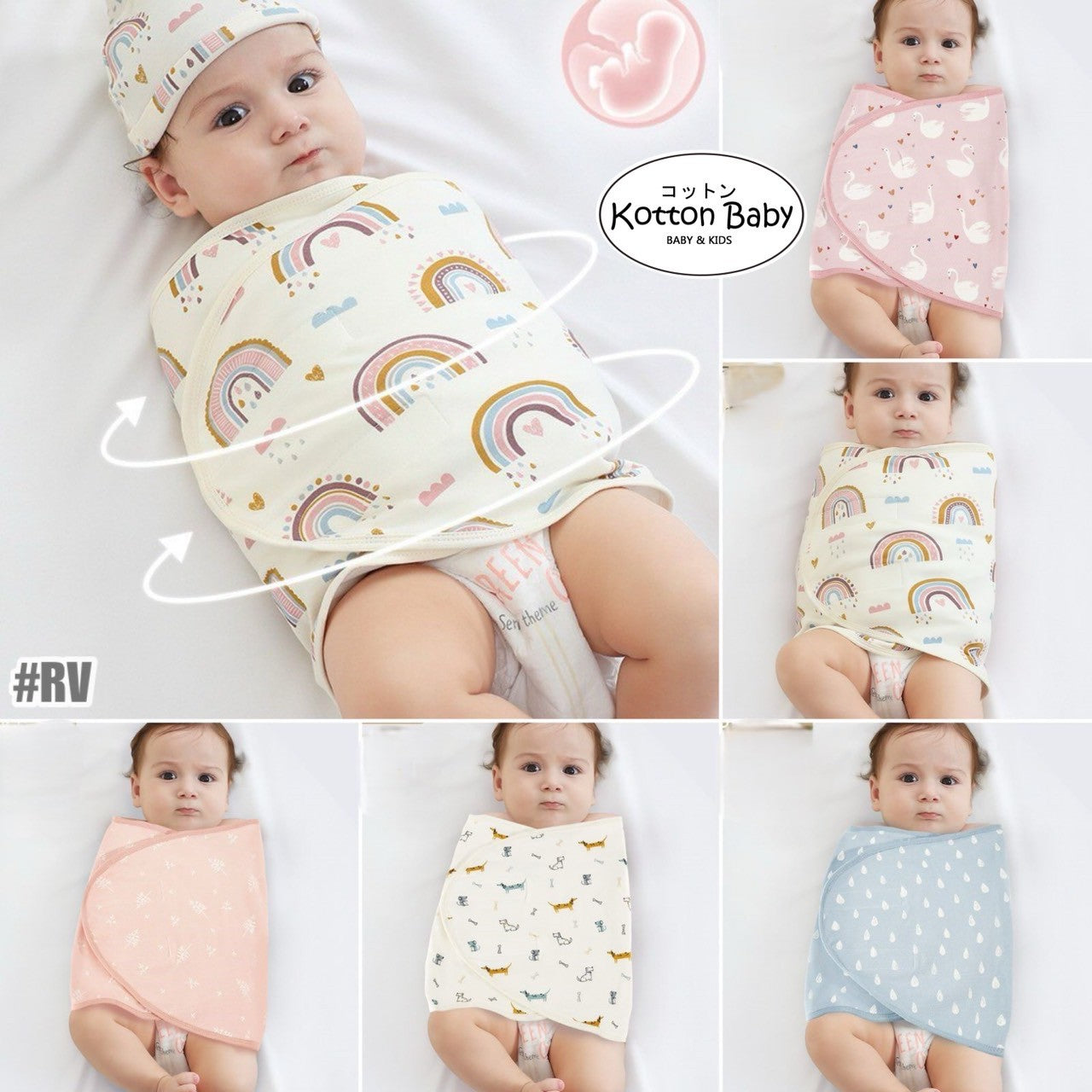 0-12 bln | bedong instan sleeping bag swaddle towel selimut sarung kantong bayi CATALOG NSLR RV