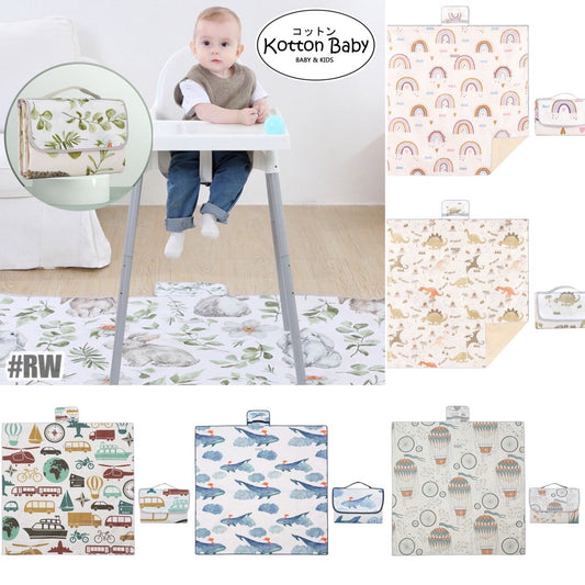 Alas Makan Anti Kotor Bermain Travel Waterproof CATALOG NSLR RW