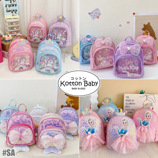 RANSEL SANRIO ANAK TK MINI PRINCESS RANSEL BAHU BACKPACK  LUCU CATALOG SQTQ SA