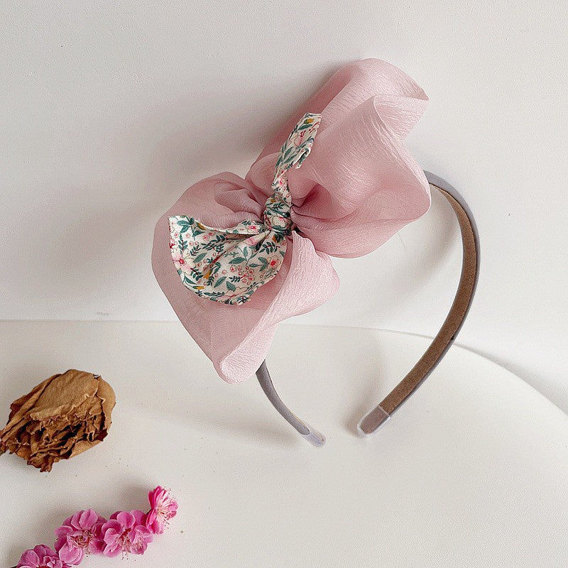 Bando Lace Princess Anak Bow | Mahkota Bandana Pita Rambut Aksesoris Kepala | premium import perempuan catalog WGEP PB