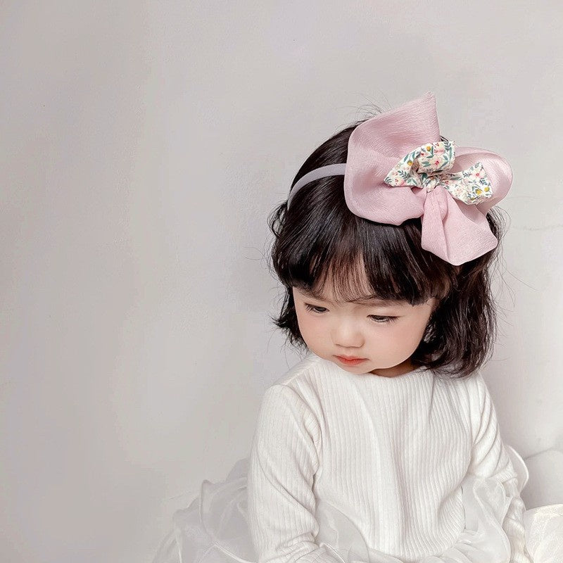 Bando Lace Princess Anak Bow | Mahkota Bandana Pita Rambut Aksesoris Kepala | premium import perempuan catalog WGEP PB