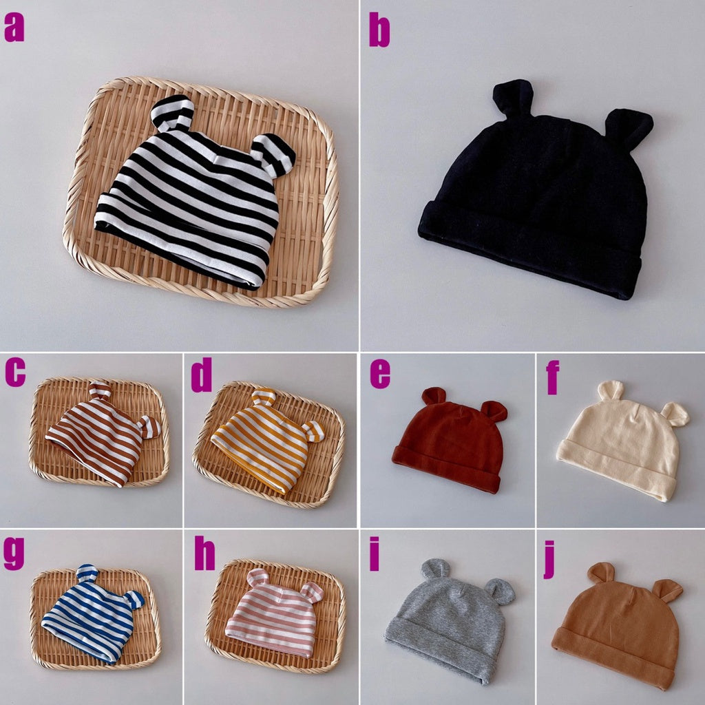 0-2 thn || Topi Bayi Newborn Anak Polos Kupluk Karakter Lucu Emen Anak Impor Catalog OIMG OAK