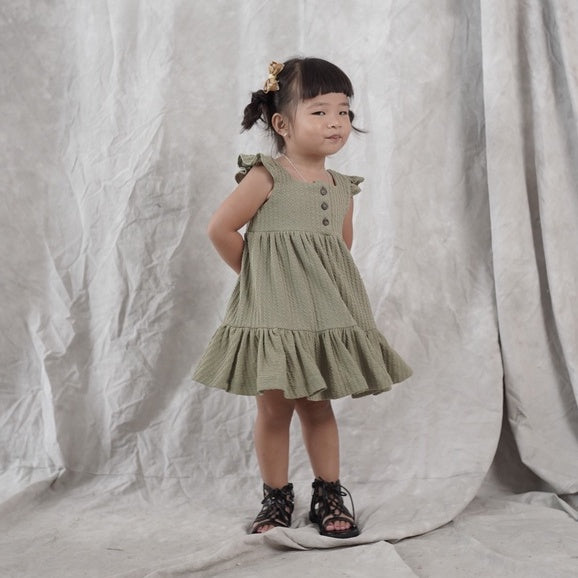 TINYME 1-4thn | DRESS BAYI ANAK BASIC CASUAL PESTA ELEGAN FORMAL PEREMPUAN catalog TMTM ssasa