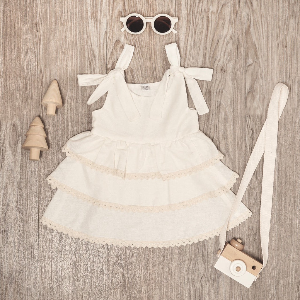 TINYME 0-2 thn | DRESS BAYI ANAK LACE TUTU PRINCESS BASIC CASUAL PESTA ELEGAN PEREMPUAN catalog TMTM JASMINE