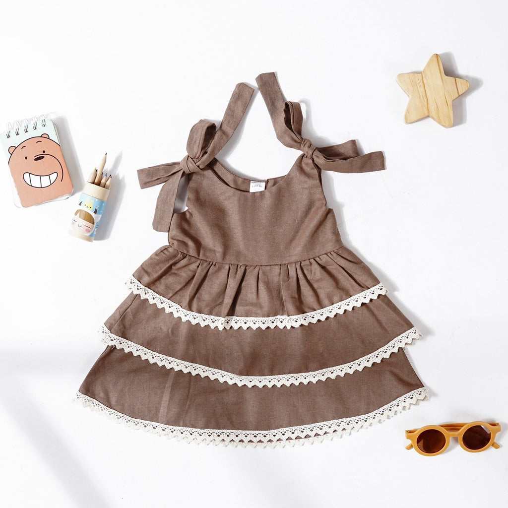 TINYME 0-2 thn | DRESS BAYI ANAK LACE TUTU PRINCESS BASIC CASUAL PESTA ELEGAN PEREMPUAN catalog TMTM JASMINE