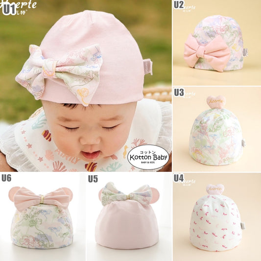 0-3 bln || Topi Bayi Newborn Kupluk Karakter Lucu Emen Anak Impor NMD Catalog U