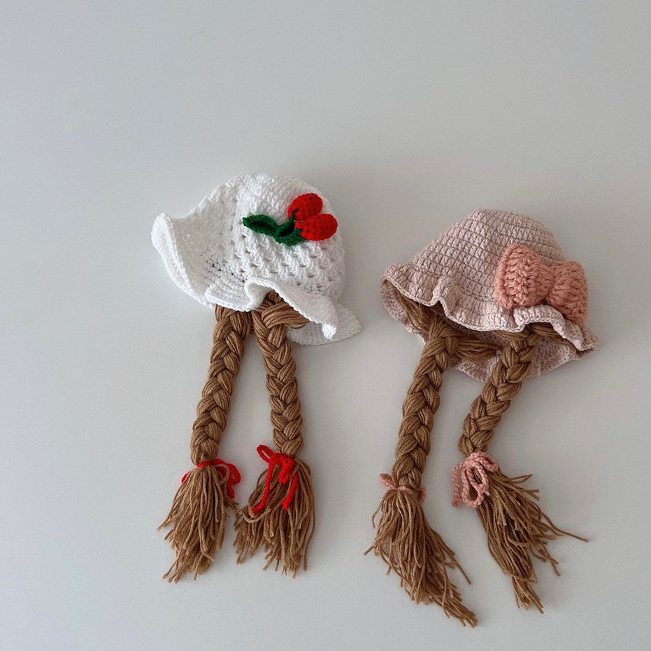 0-3 thn || Topi Wig Korea Bayi Rambut Palsu Newborn Anak Polos Kupluk Karakter Lucu Emen Anak Impor Catalog OIMG OBC