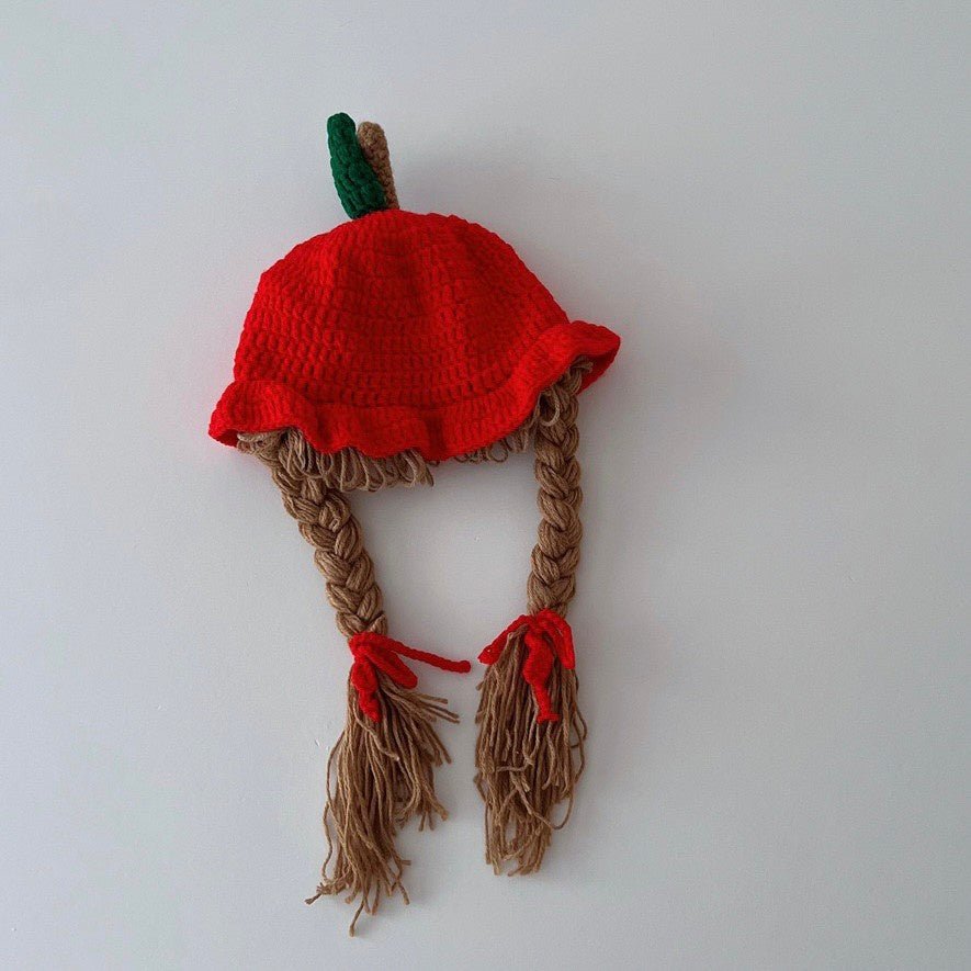 0-3 thn || Topi Wig Korea Bayi Rambut Palsu Newborn Anak Polos Kupluk Karakter Lucu Emen Anak Impor Catalog OIMG OBC