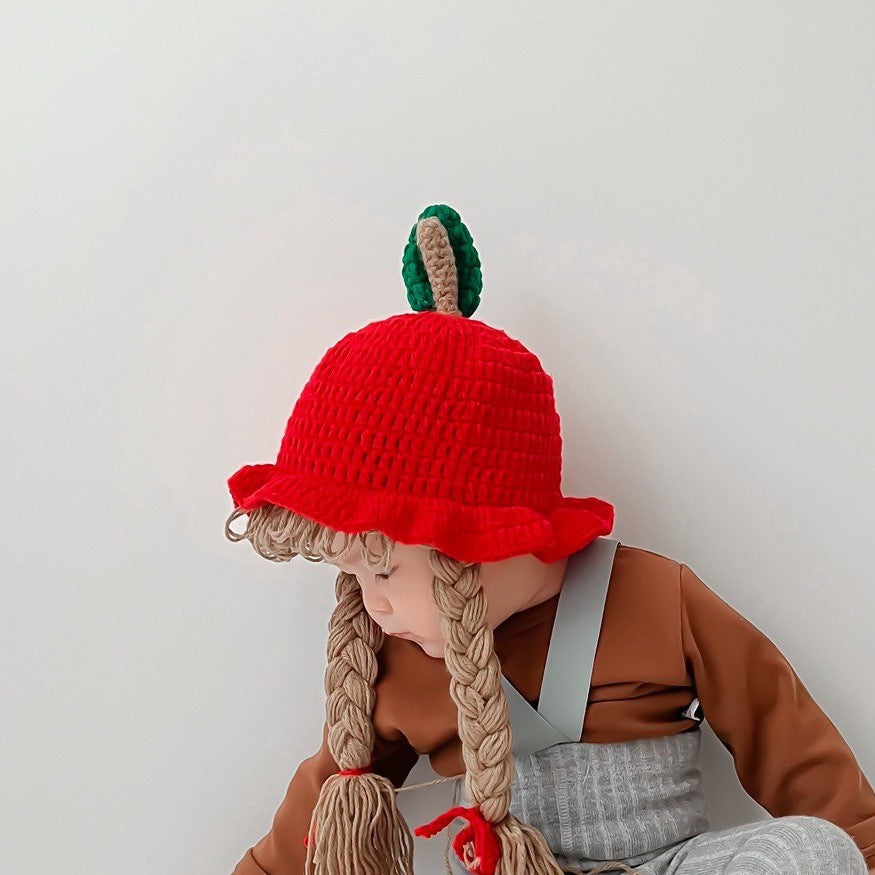 0-3 thn || Topi Wig Korea Bayi Rambut Palsu Newborn Anak Polos Kupluk Karakter Lucu Emen Anak Impor Catalog OIMG OBC