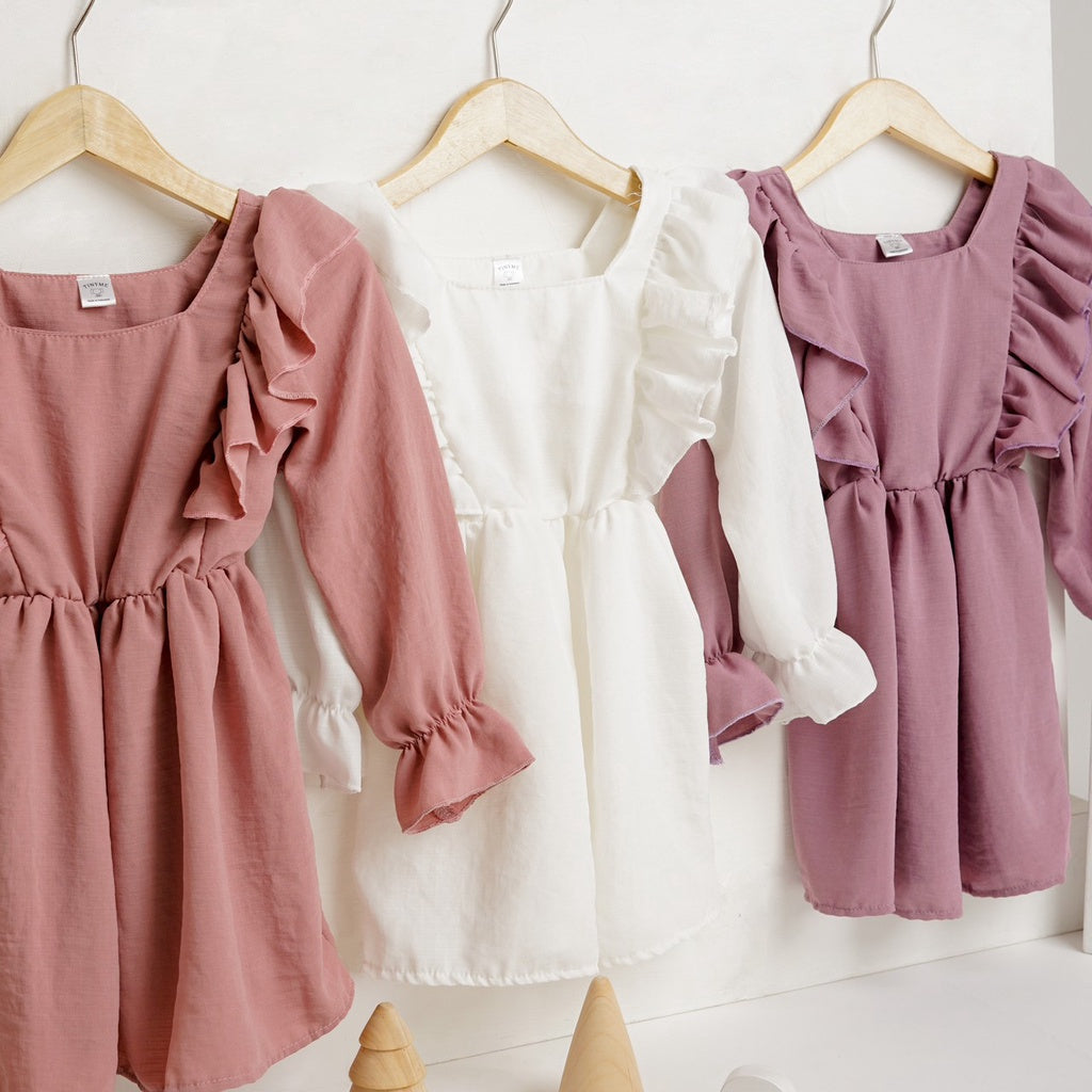 TINYME 1-4thn | DRESS BAYI ANAK BASIC CASUAL PESTA ELEGAN FORMAL PEREMPUAN catalog TMTM TIANA