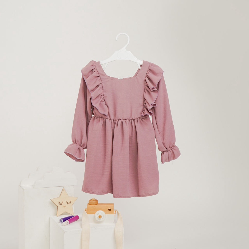 TINYME 1-4thn | DRESS BAYI ANAK BASIC CASUAL PESTA ELEGAN FORMAL PEREMPUAN catalog TMTM TIANA