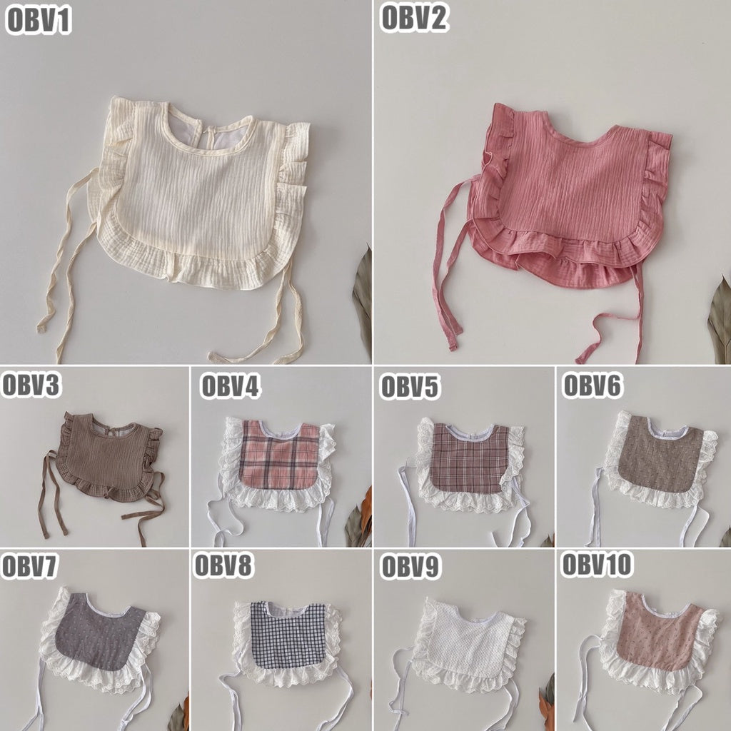Premium Ruffle BIB SLABBER BAYI SET CELEMEK TATAKAN LIUR ANAK OIMG OBV catalog