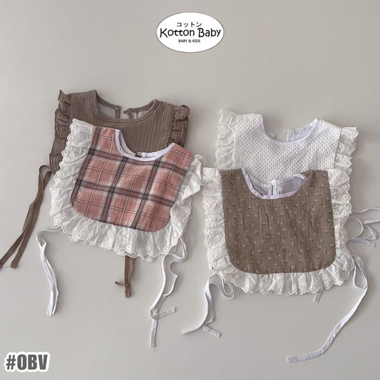 Premium Ruffle BIB SLABBER BAYI SET CELEMEK TATAKAN LIUR ANAK OIMG OBV catalog