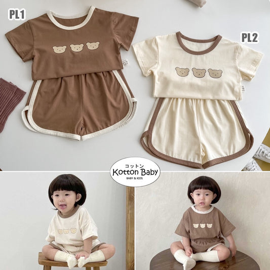 6-24bln SETELAN ATASAN + CELANA ANAK KAOS BAJU ANAK UNISEX Catalog TMGF PL