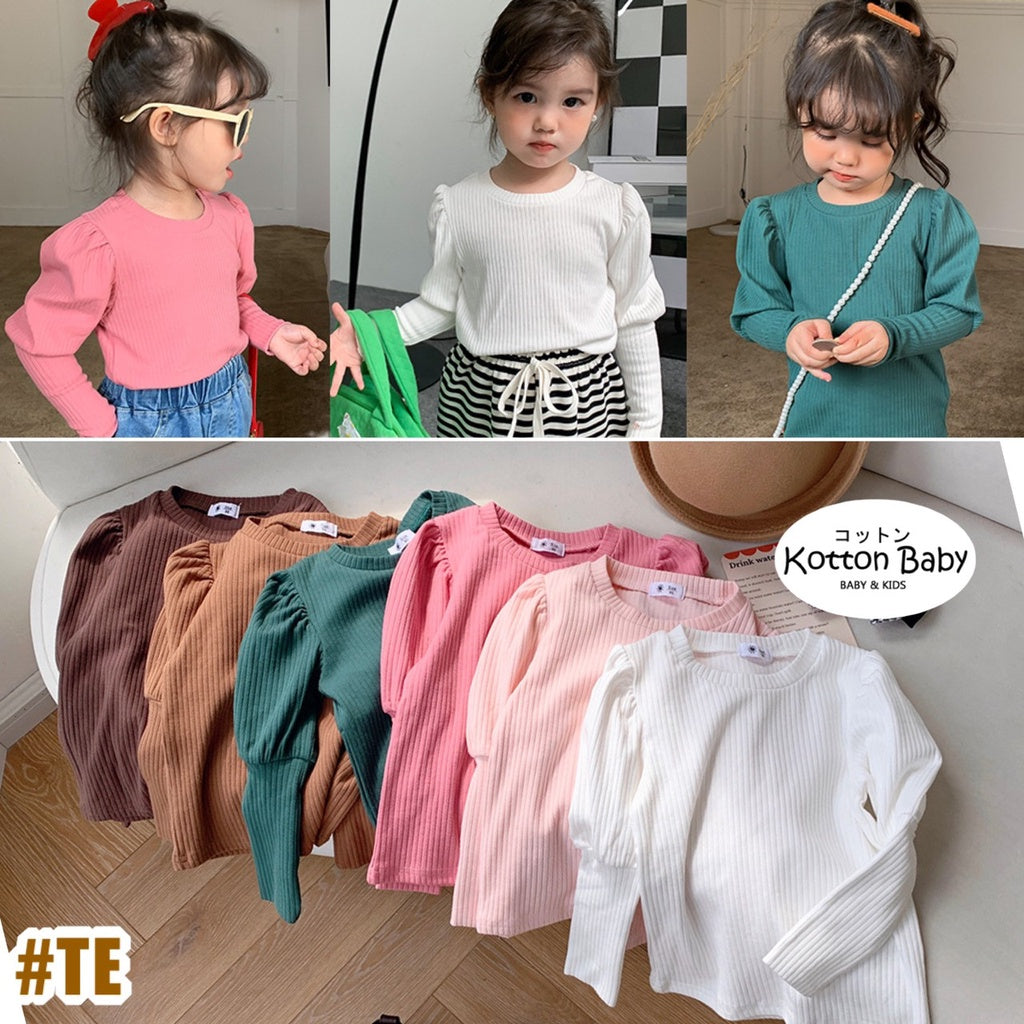 2-6 thn || KAOS BAJU LENGAN PANJANG ATASAN PAKAIAN ANAK PEREMPUAN  catalog NXTY TE