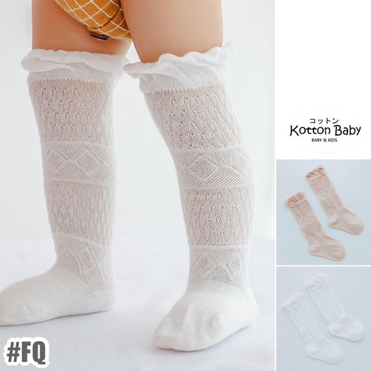 0-1 thn | KAOS KAKI POLOS BAYI ANAK IMPOR NEWBORN SOCKS PEREMPUAN catalog NMBB FQ