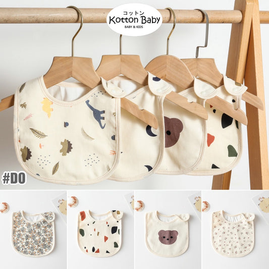 Premium BIB SLABBER BUNGA BAYI SET CELEMEK TATAKAN LIUR ANAK catalog DQIN DO