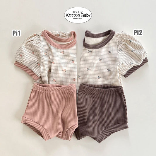 6-24bln SETELAN ATASAN + CELANA ANAK PEREMPUAN KAOS BAJU ANAK PEREMPUAN Catalog TMGF Pi