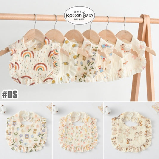 Premium BIB SLABBER BUNGA BAYI SET CELEMEK TATAKAN LIUR ANAK catalog DQIN DS