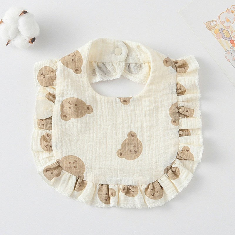 Premium BIB SLABBER BUNGA BAYI SET CELEMEK TATAKAN LIUR ANAK catalog DQIN DS