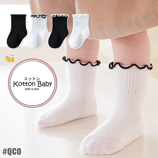 0-3 thn | KAOS KAKI BAYI ANAK IMPOR SOCKS LUCU KARAKTER KARTUN UNISEX catalog QN QCO