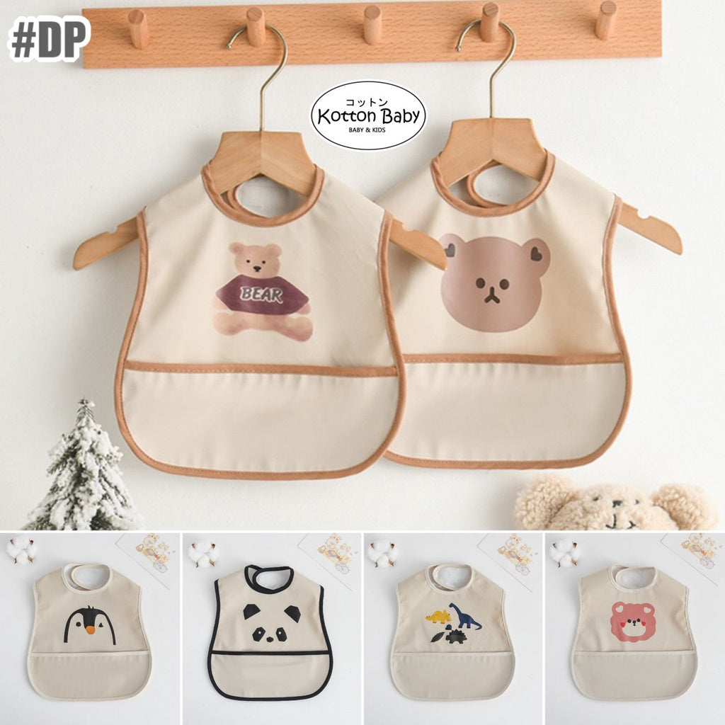 BIB BAYI BAJU BLW  / BABY SILICONE CELEMEK MAKAN MPASI / SLABBER / TATAKAN AIR LIUR DQIN DP catalog
