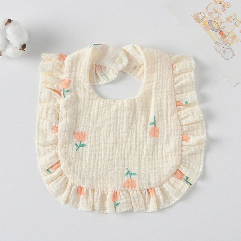 Premium BIB SLABBER BUNGA BAYI SET CELEMEK TATAKAN LIUR ANAK catalog DQIN DS