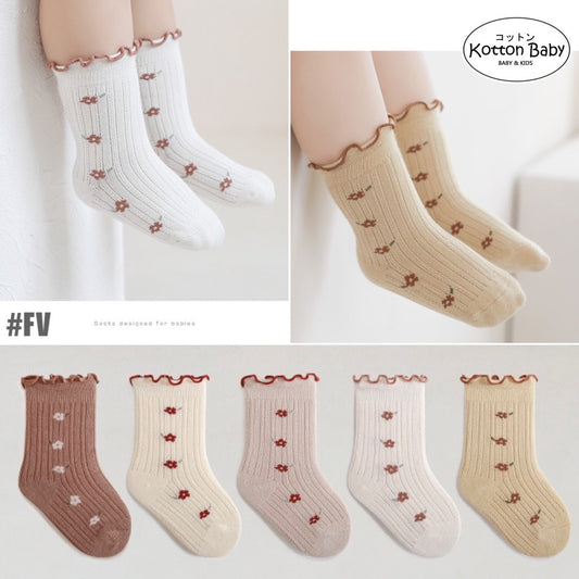 0-5 thn | KAOS KAKI BAYI ANAK IMPOR SOCKS LUCU catalog NMBB FV