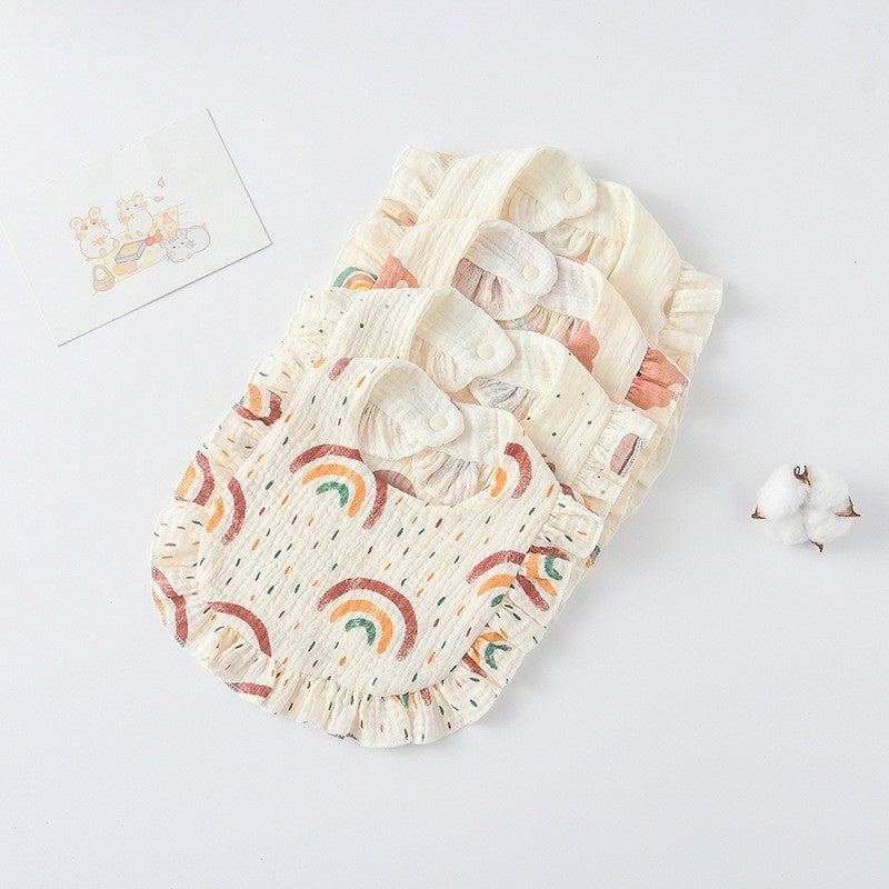 Premium BIB SLABBER BUNGA BAYI SET CELEMEK TATAKAN LIUR ANAK catalog DQIN DS