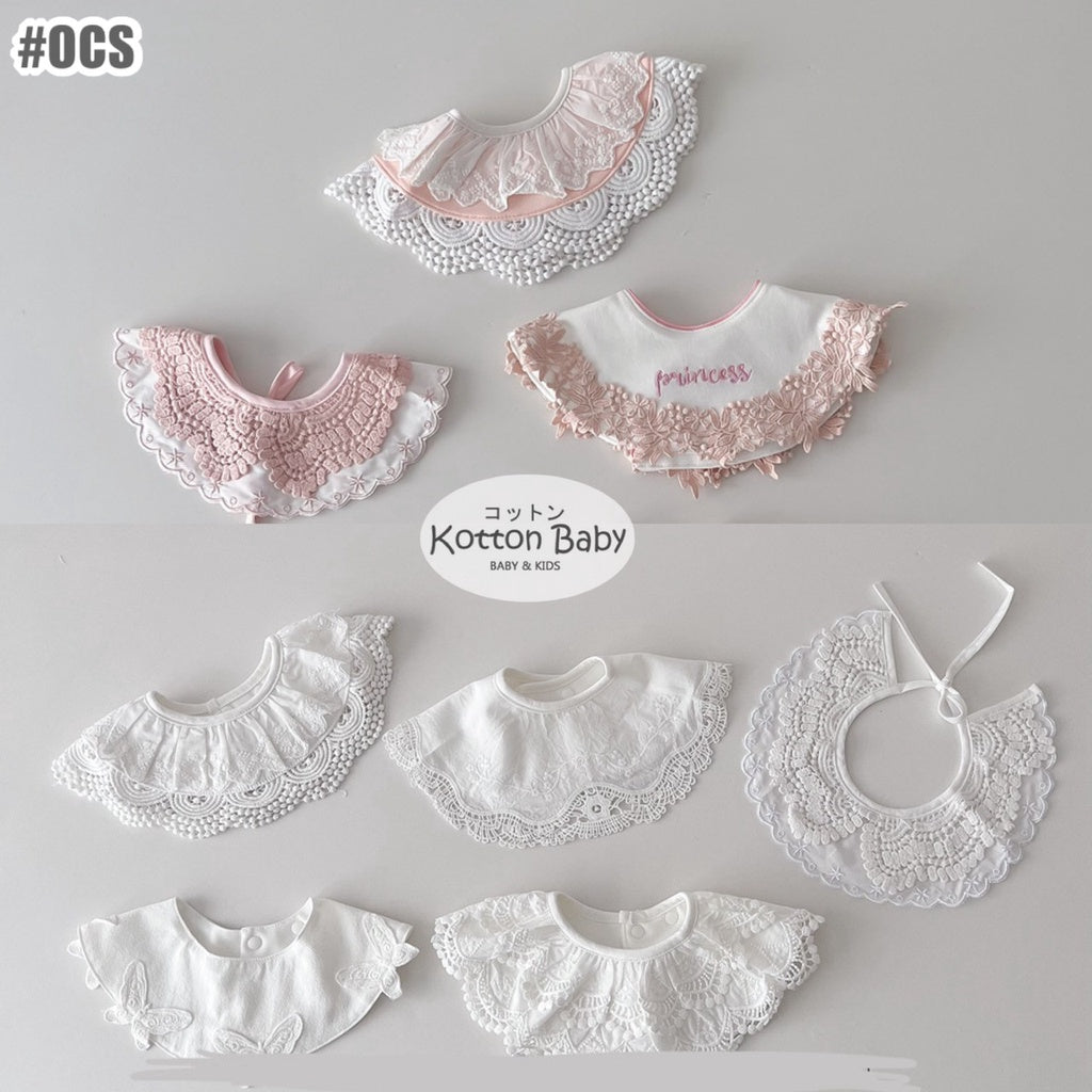 Premium BIB SLABBER BUNGA BAYI SET CELEMEK TATAKAN LIUR ANAK OIMG OCS catalog