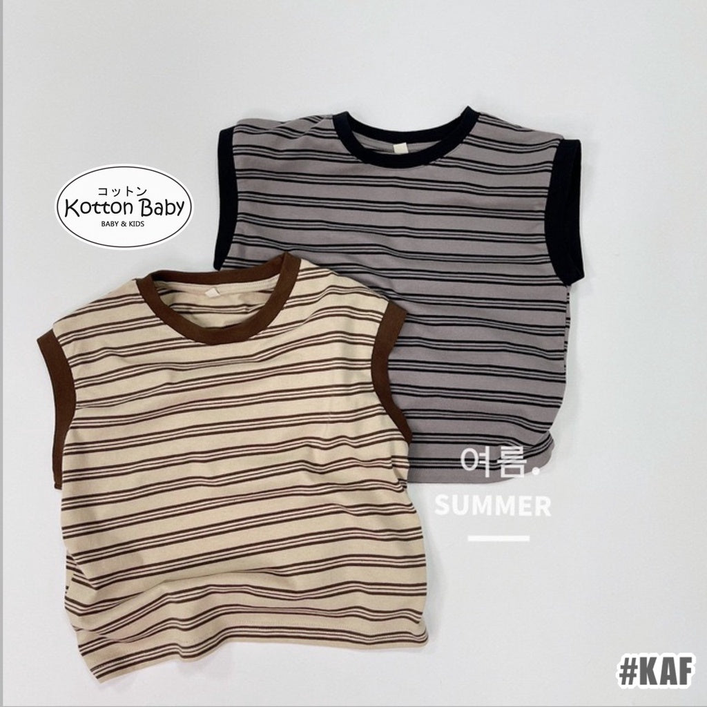 1-5thn | Tshirt Kaos Korea Basic Oblong Kutang Anak Laki-laki Pakaian Bayi KQHZ catalog KAF