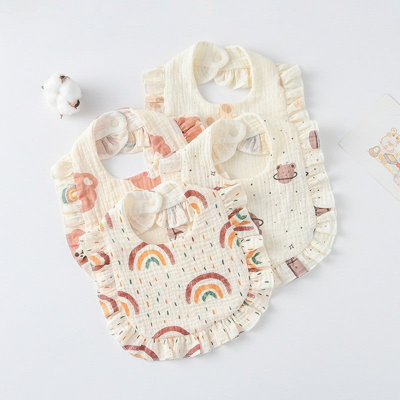 Premium BIB SLABBER BUNGA BAYI SET CELEMEK TATAKAN LIUR ANAK catalog DQIN DS