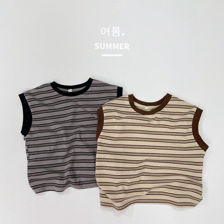 1-5thn | Tshirt Kaos Korea Basic Oblong Kutang Anak Laki-laki Pakaian Bayi KQHZ catalog KAF