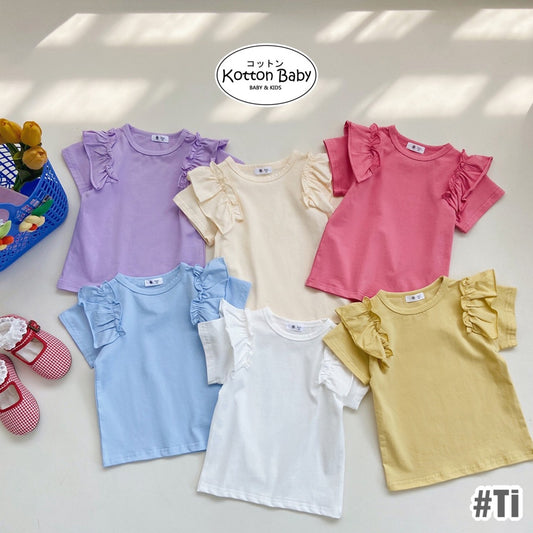 2-6 thn || ATASAN BAJU KAOS BASIC CASUAL BAYI PAKAIAN ANAK PEREMPUAN catalog NXTY Ti