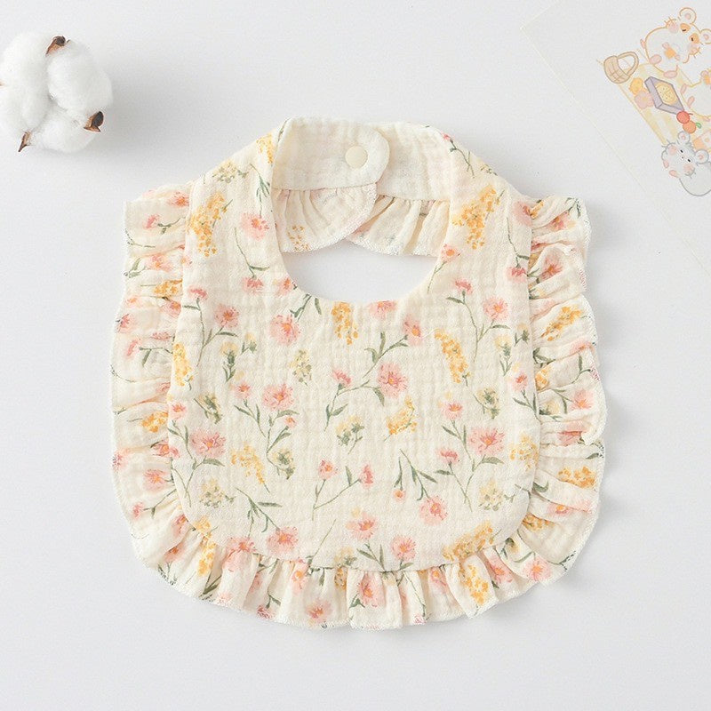Premium BIB SLABBER BUNGA BAYI SET CELEMEK TATAKAN LIUR ANAK catalog DQIN DS