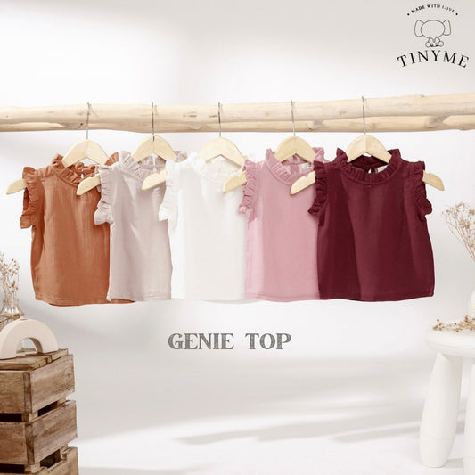 TINYME 1-5thn || ATASAN ANAK KOREA RUFFLE KAOS TOP FORMAL PEREMPUAN Catalog TMTM GENIE