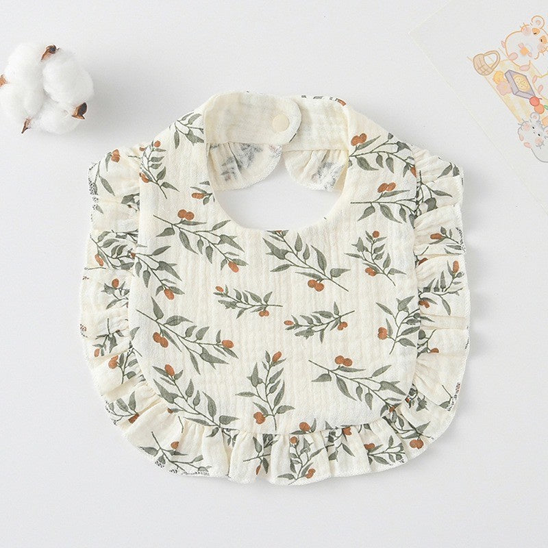 Premium BIB SLABBER BUNGA BAYI SET CELEMEK TATAKAN LIUR ANAK catalog DQIN DS